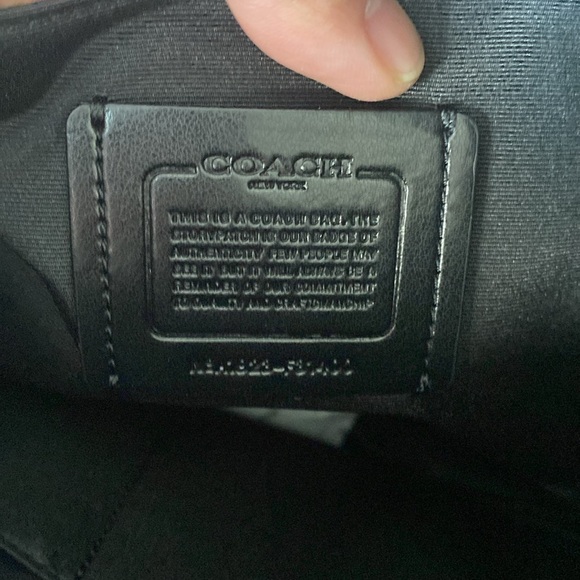 NWT Coach F31400 Elle Hobo Black Leather Handbag/ Crossbody Bag / Old Brass - Picture 8 of 10